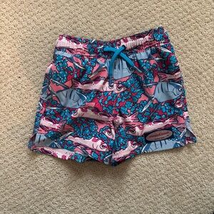 Vineyard Vines Pink and Blue Swim Shorts